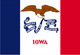 Iowa state flag