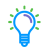 Lightbulb idea icon